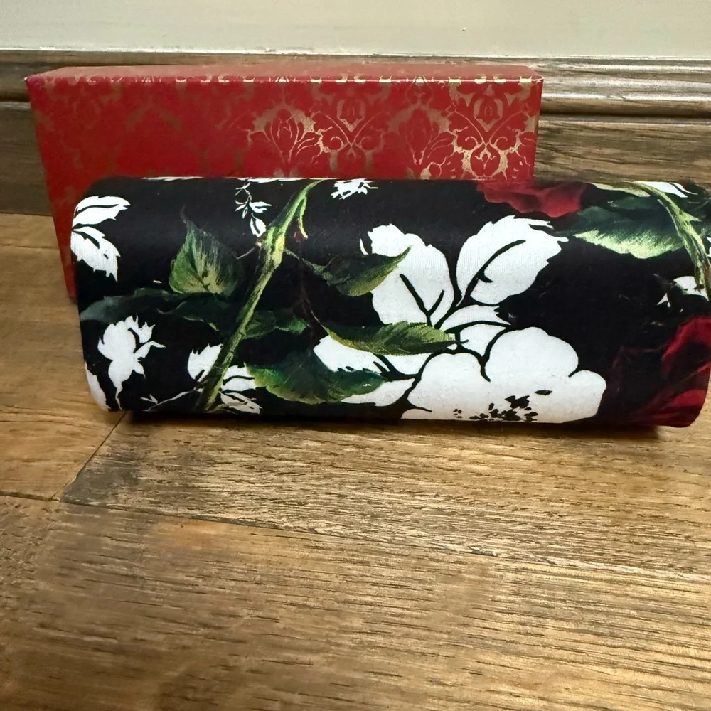 Dolce & Gabbana Floral Clutch sunglasses case cover - Picture 2 of 6